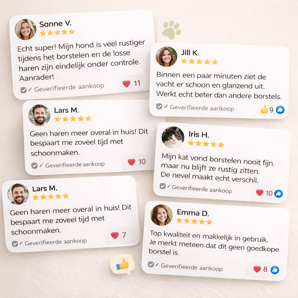 Pawcare® Steami Pro – Dampfbürste für Hunde | Entfernt Haare & Verfilzungen schmerzlos