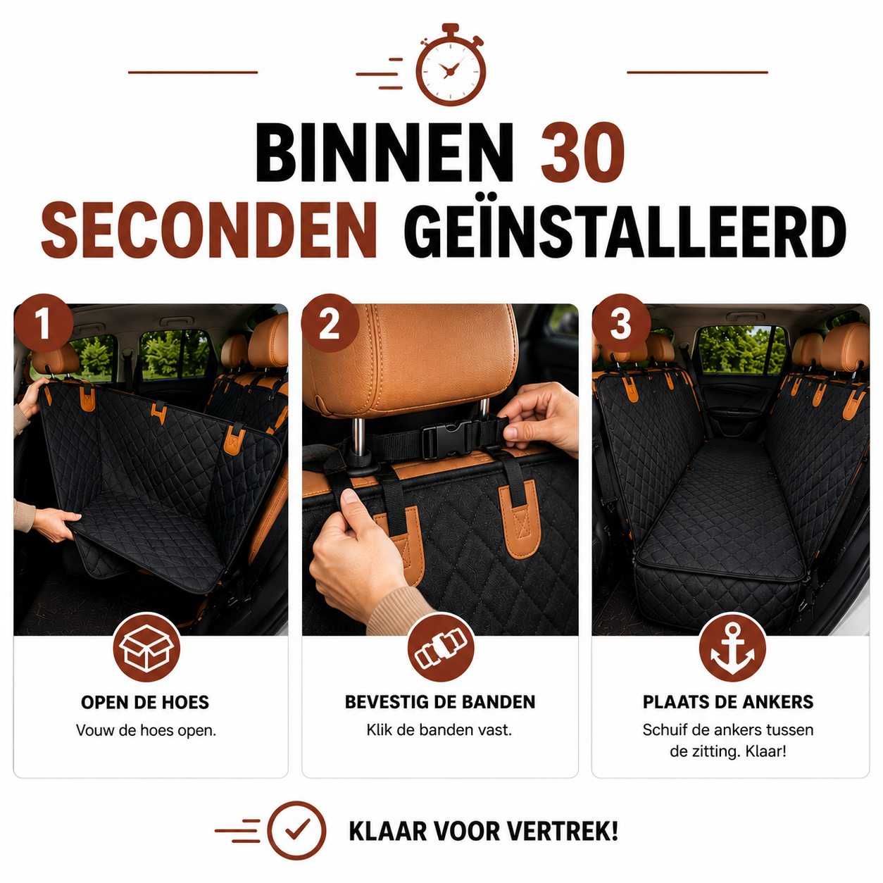 PawCare™ Pawpad Achterbank Beschermer