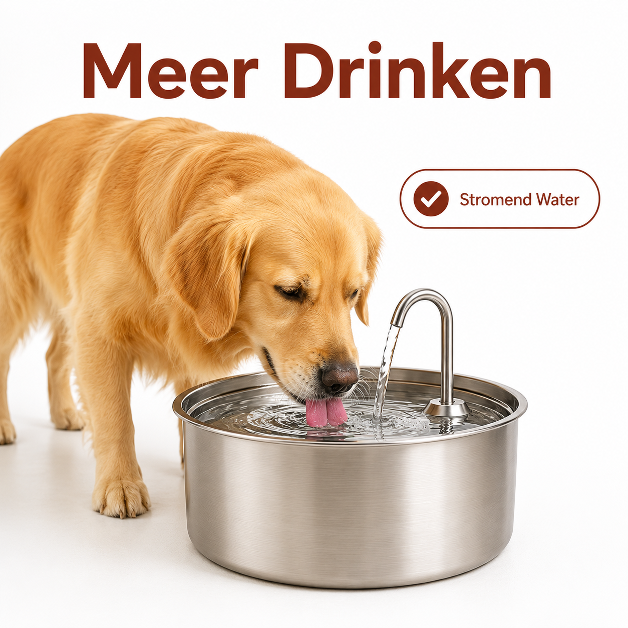PawCare™ AquaFlow – Antibakterieller Trinkbrunnen mit Filterung