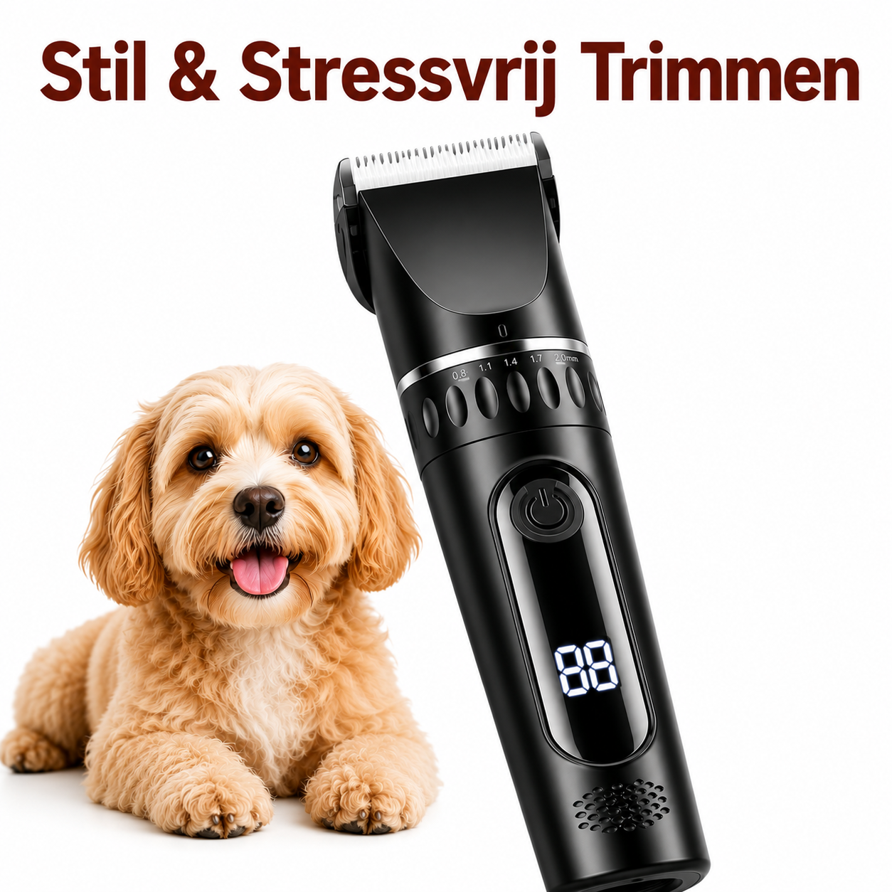 Paw-Care™ Hunde-Trimmer|Leises, Sicheres & Kabelloses Trimmen