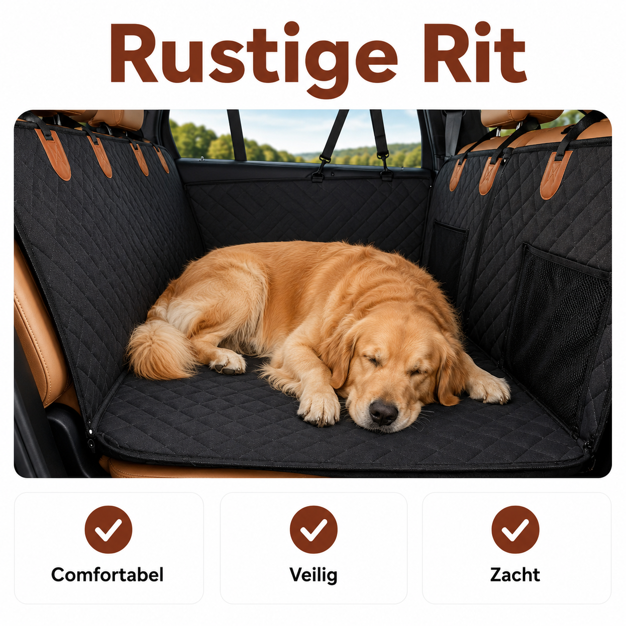 PawCare™ Pawpad Achterbank Beschermer