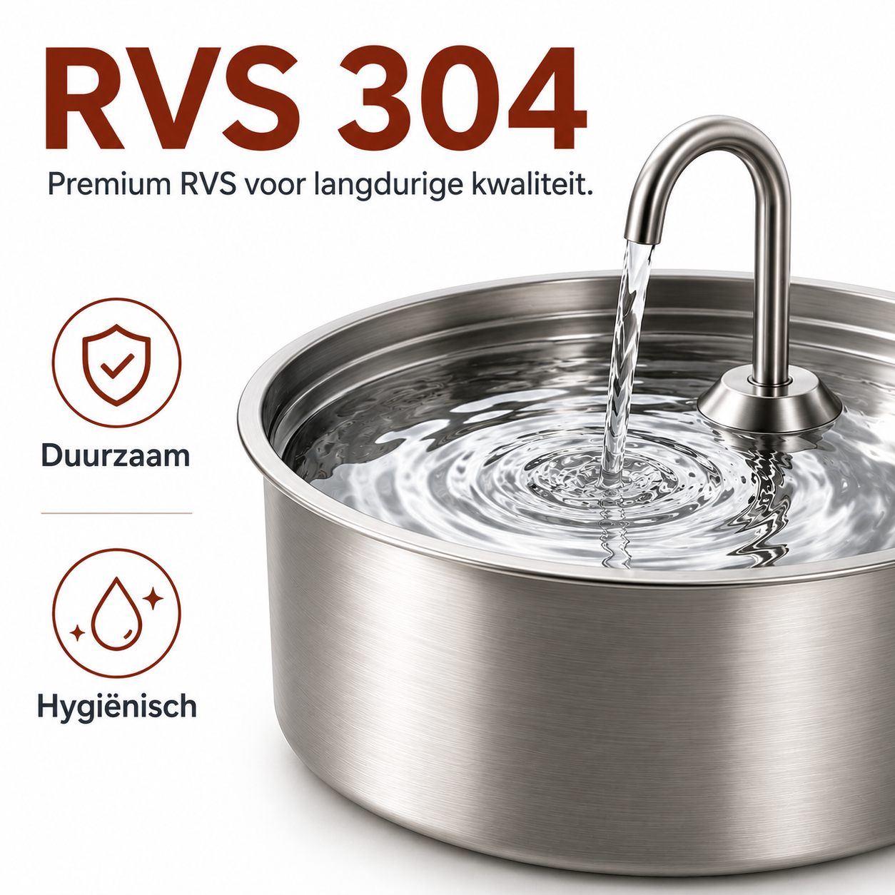 PawCare™ AquaFlow – Antibakterieller Trinkbrunnen mit Filterung