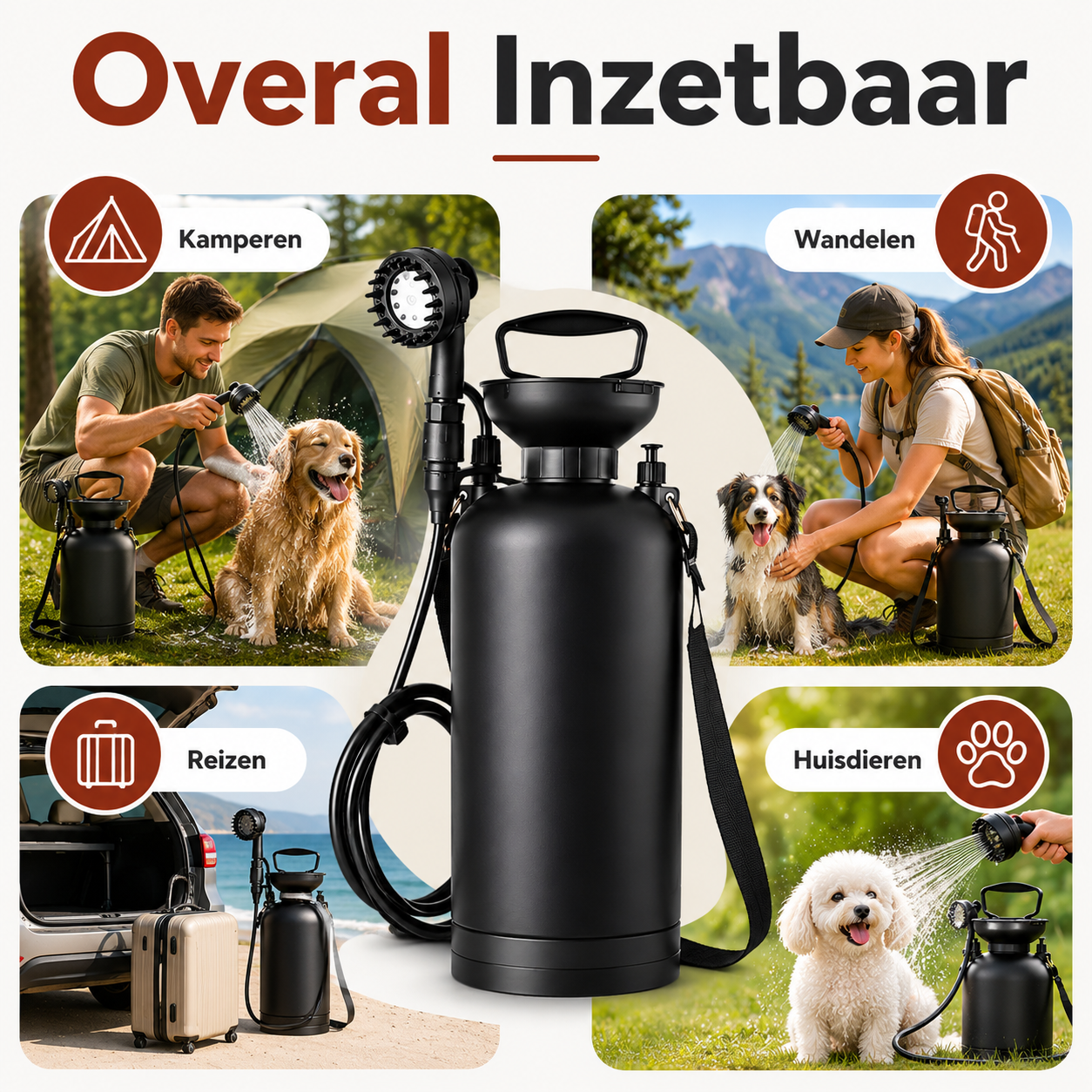 PawCare Draagbare Hondendouche