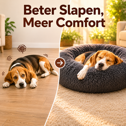 PawCare™ Calming Donut Hondenbed