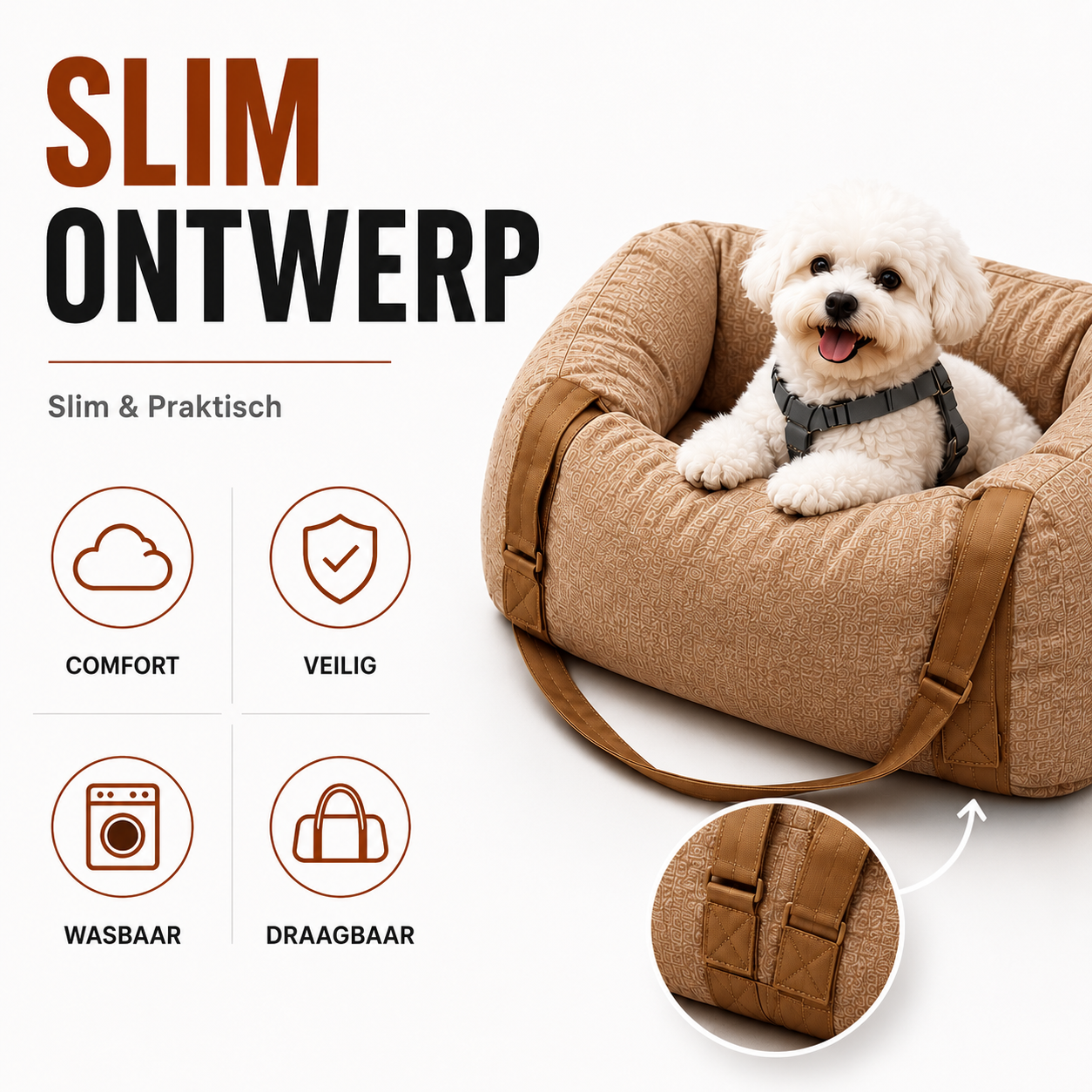 PawCare™ Premium Hundeautositz – Sicher & Komfortabel