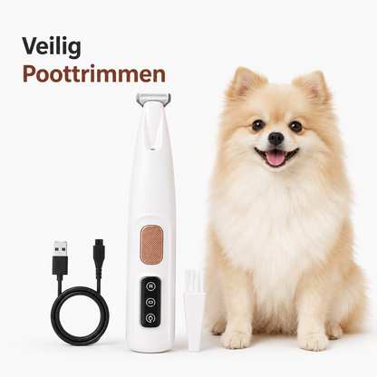 Paw-Care™ PawTrim Pro™ | Flüsterleiser Pfotentrimmer für Hunde