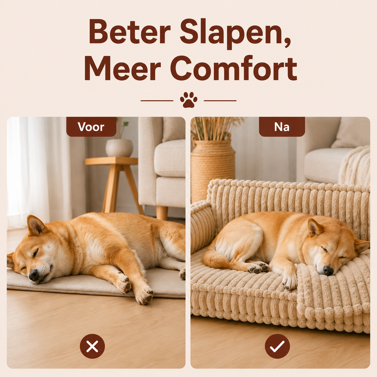 SleepEase™ Orthopädisches Hundekissen