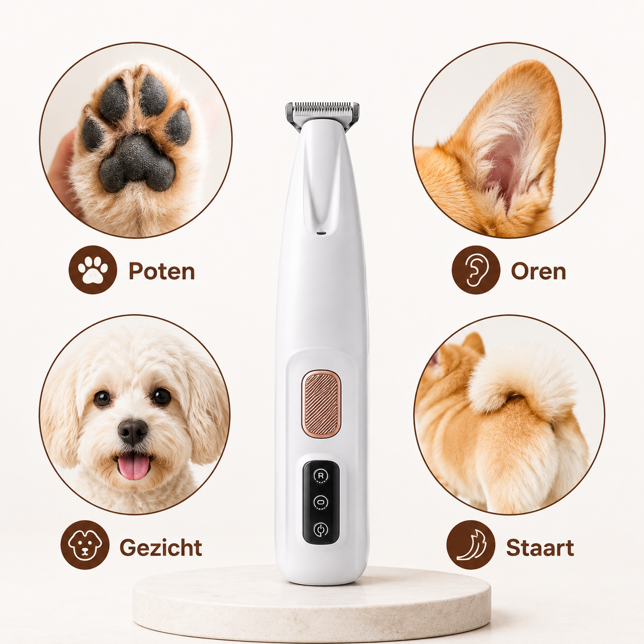 Paw-Care™ PawTrim Pro™ | Flüsterleiser Pfotentrimmer für Hunde