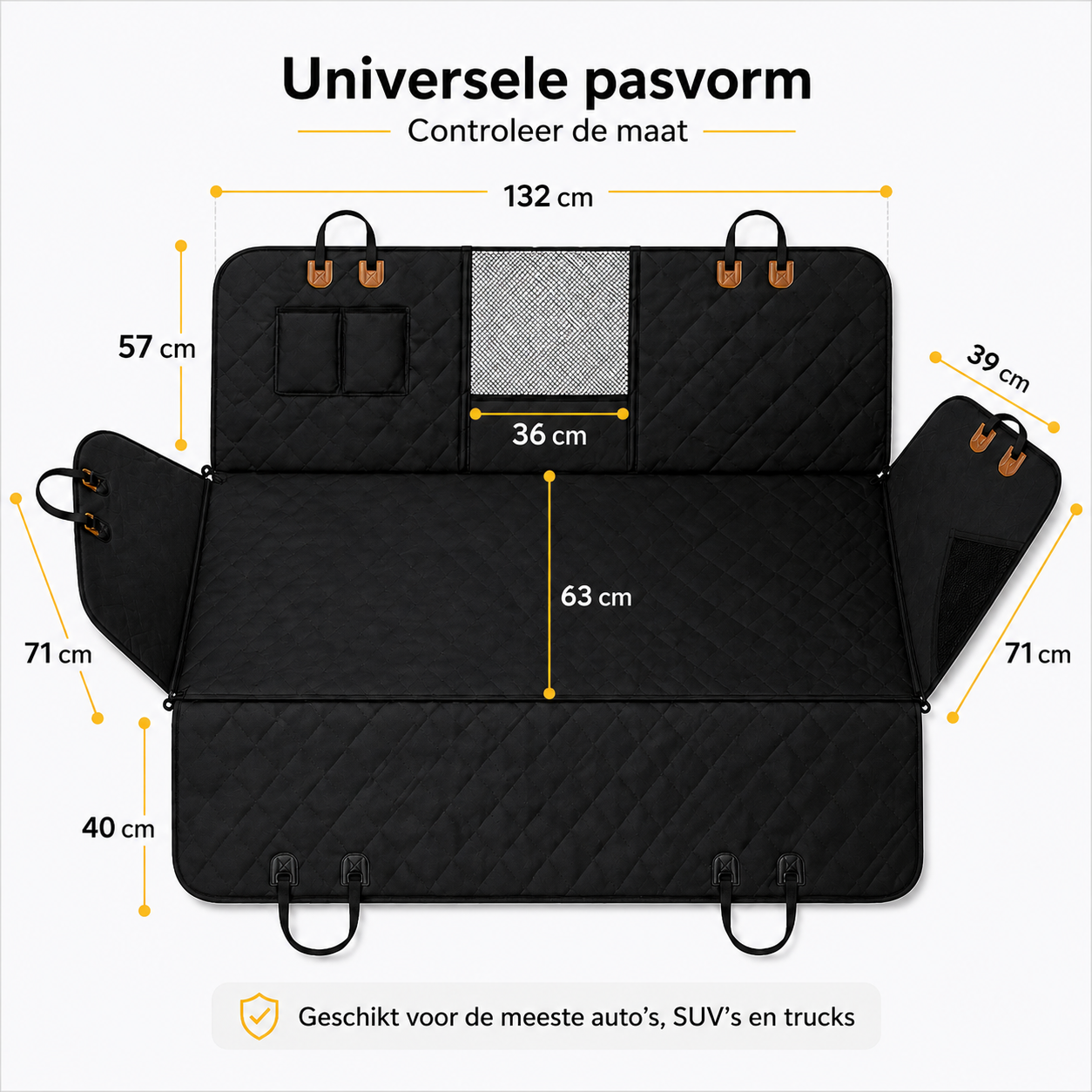 PawCare™ Pawpad Achterbank Beschermer