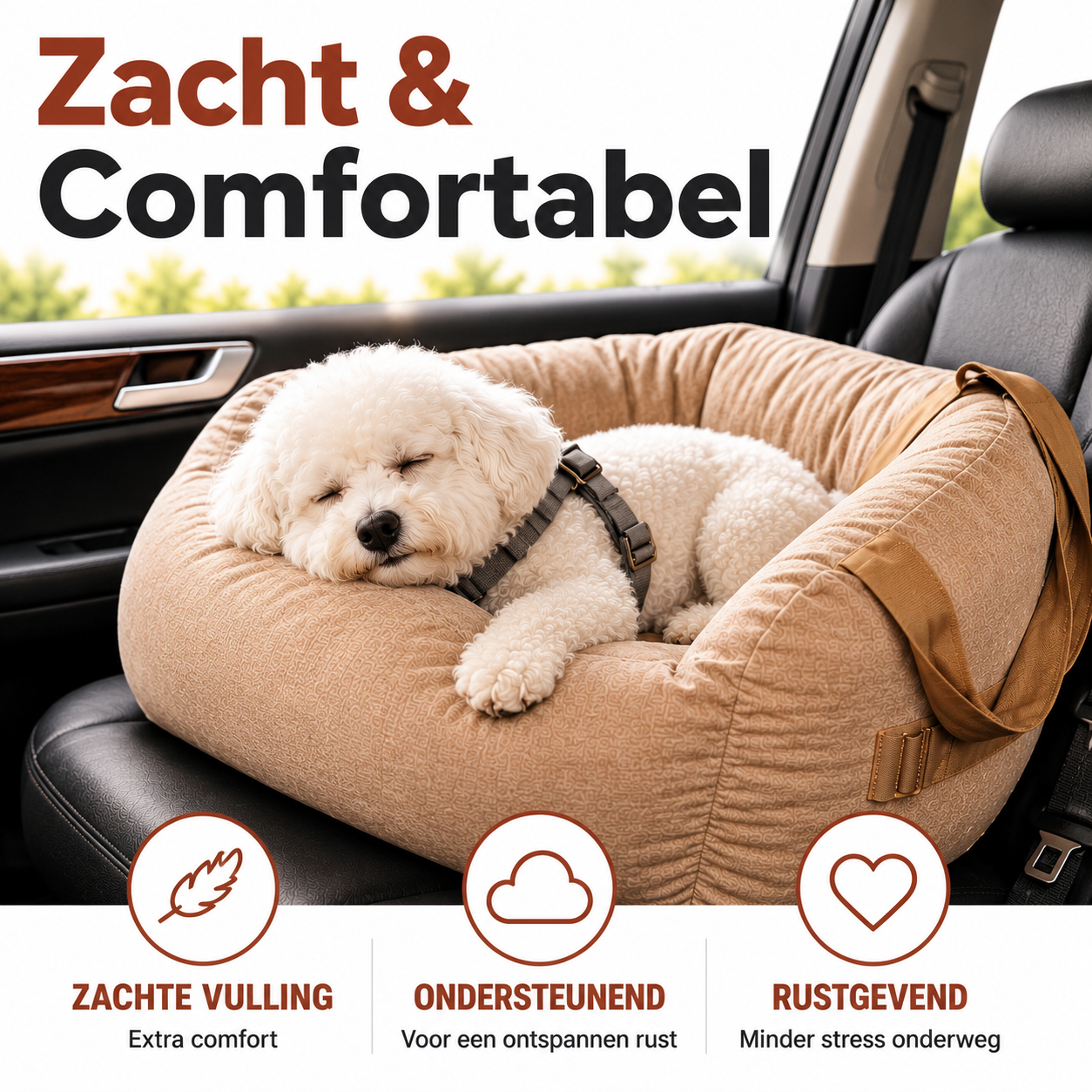 PawCare™ Premium Hundeautositz – Sicher & Komfortabel