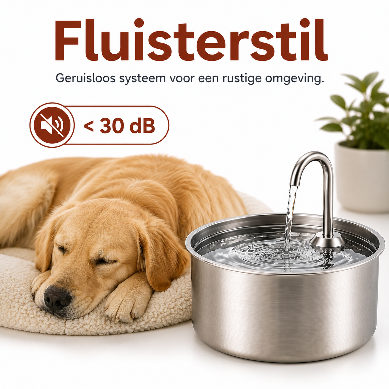PawCare™ AquaFlow – Antibakterieller Trinkbrunnen mit Filterung