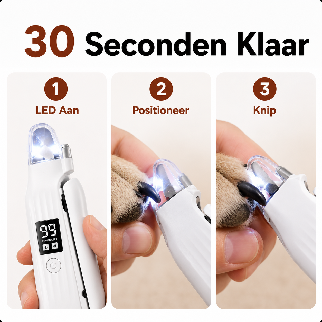 Paw-Care™ LED-Nagelschere