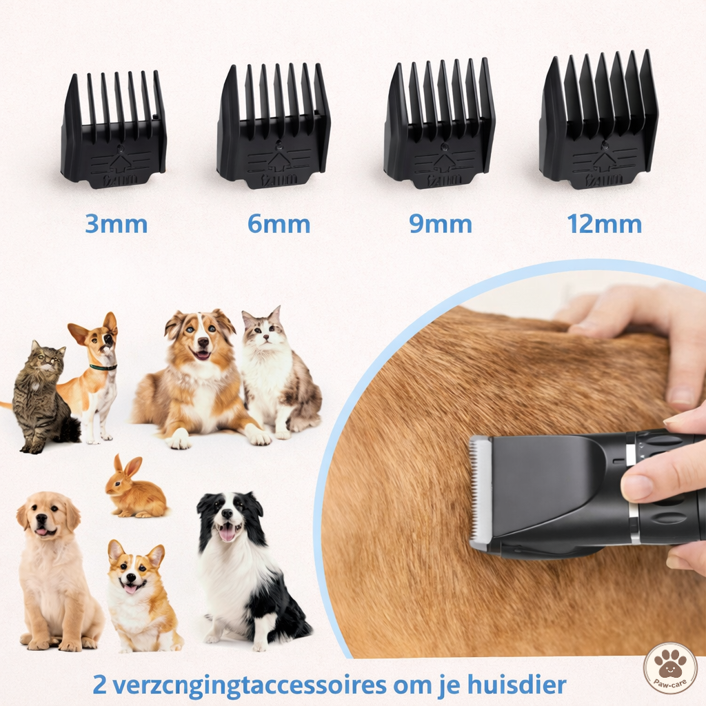 Paw-Care™ Hunde-Trimmer|Leises, Sicheres & Kabelloses Trimmen