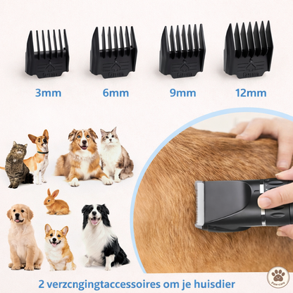 Paw-Care™ Hunde-Trimmer|Leises, Sicheres & Kabelloses Trimmen