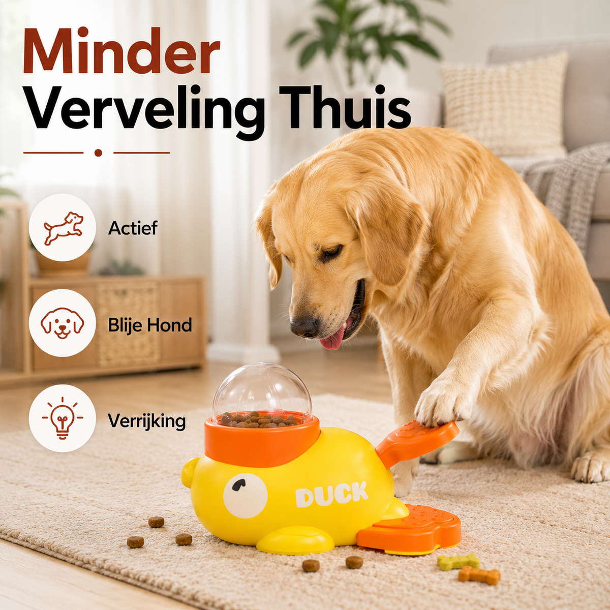 PawCare™ DuckFeed Snack Spielzeug