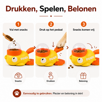 PawCare™ DuckFeed Snack Spielzeug