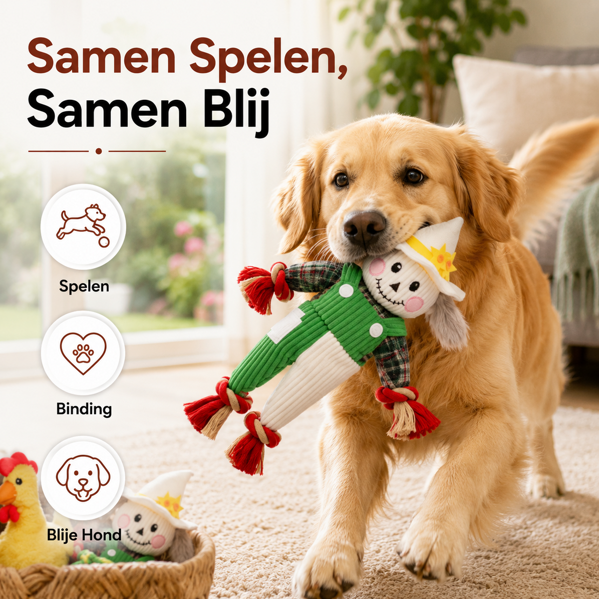 PawCare™ HappyPlush Spielset