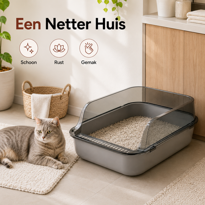 PawCare™ Kattenbak Semi-Open Pro