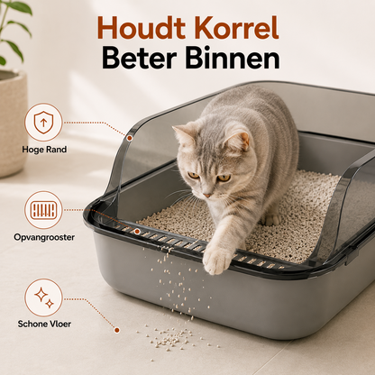 PawCare™ Kattenbak Semi-Open Pro