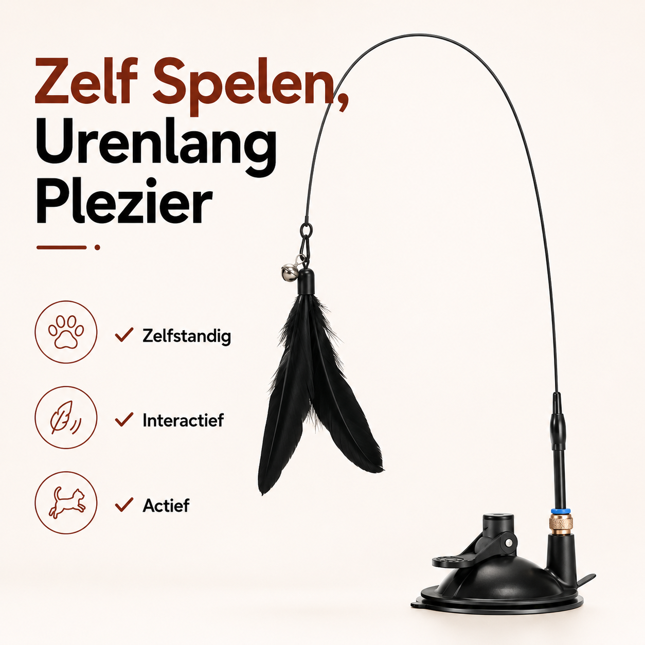 PawCare™ Kattenhengel met Zuignap