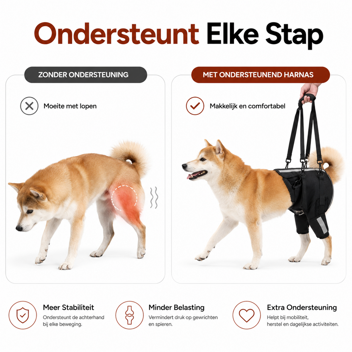 PawCare™ Mobilitätsgeschirr