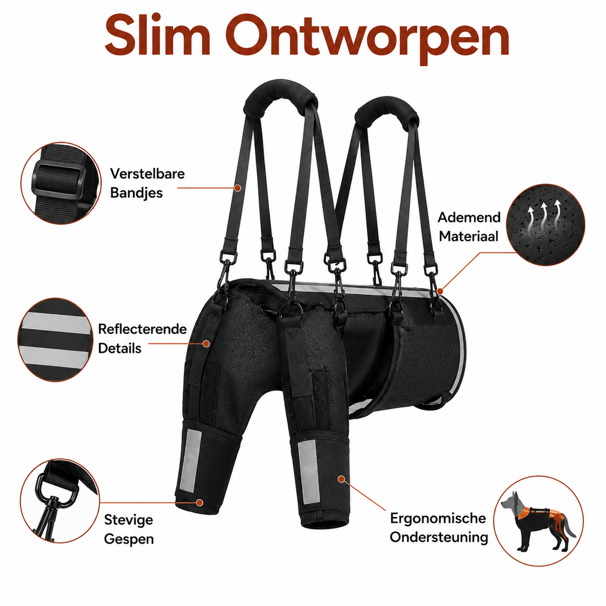 PawCare™ Mobilitätsgeschirr