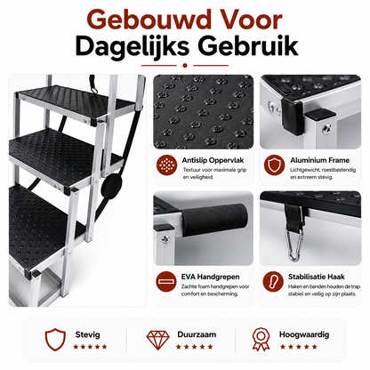 PawCare™ Opvouwbare Hondentrap Auto
