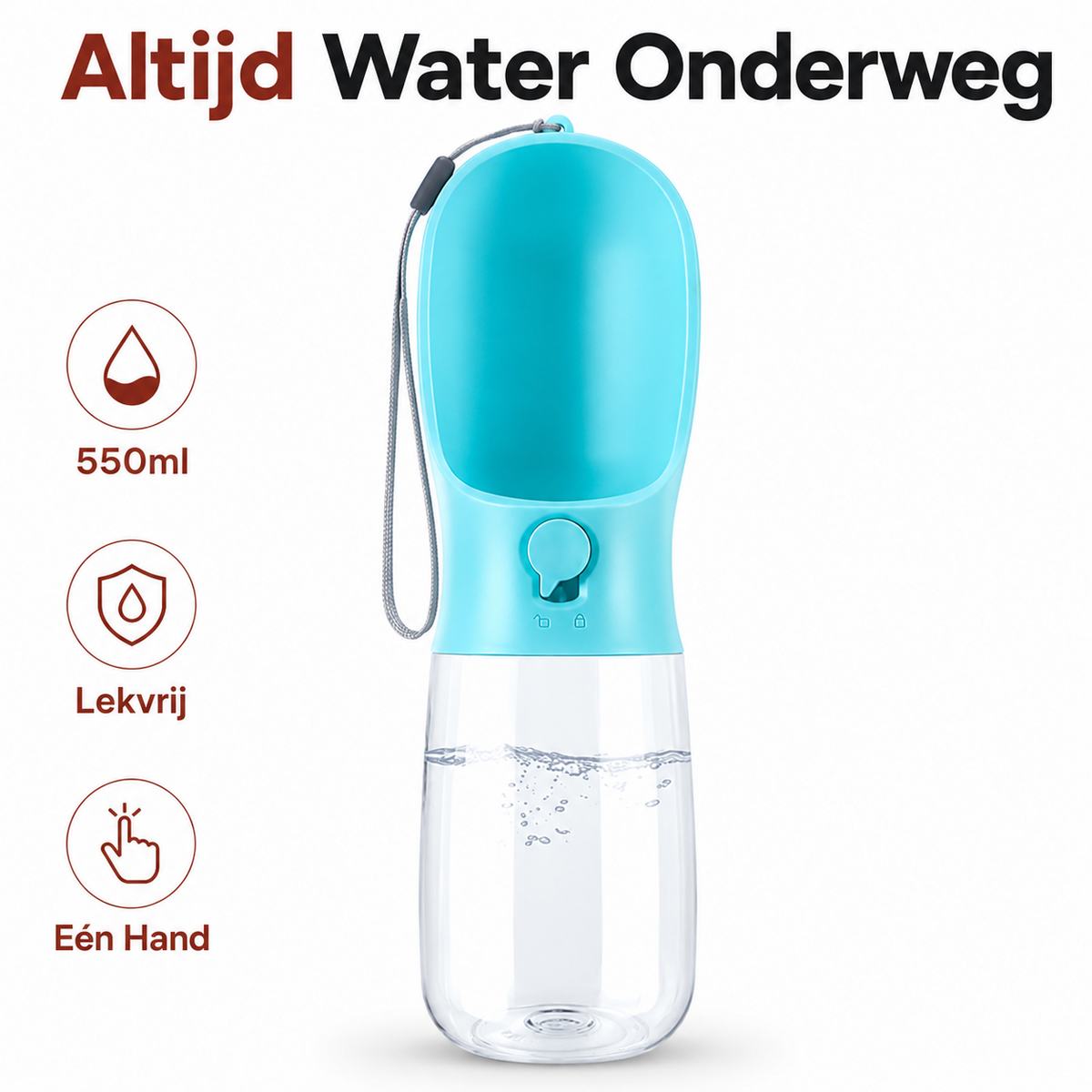 PawCare ReisDrinkfles Pro voor honden