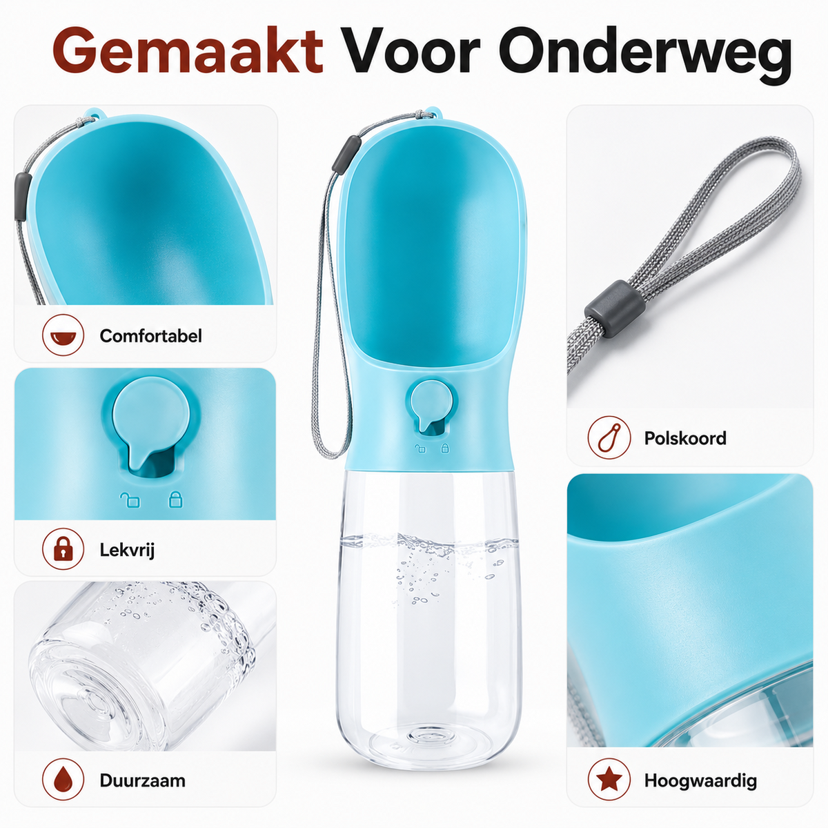PawCare™ Reise-Trinkflasche Pro