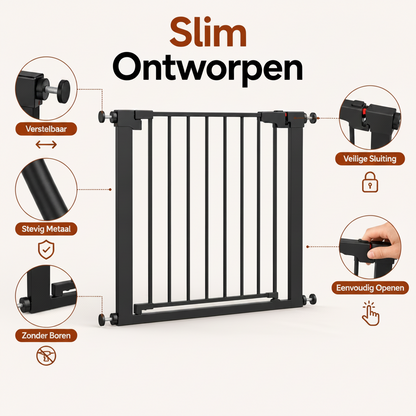 PawCare™ Verstelbaar Huisdier Veiligheidshek