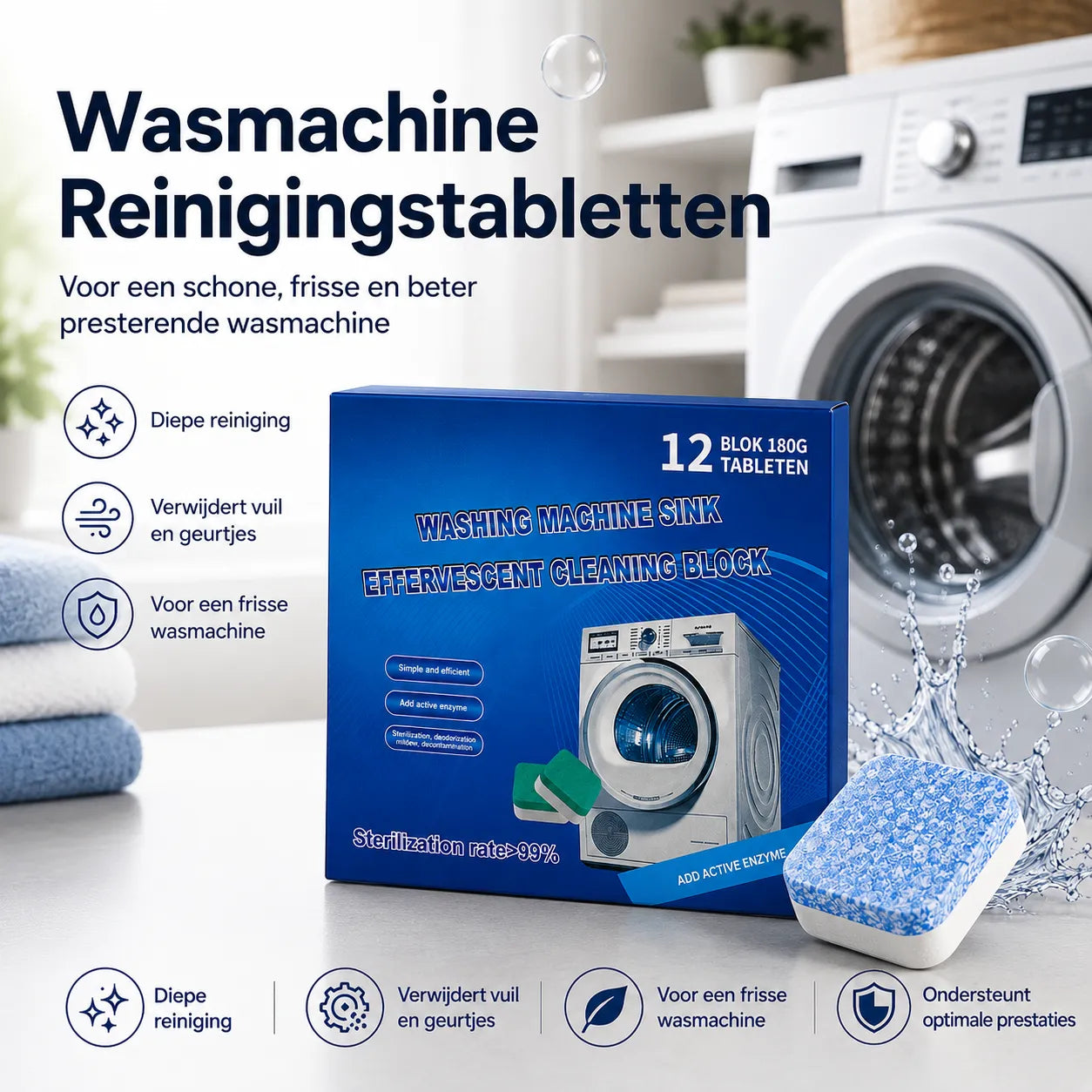 PawCare™ Waschmaschinen-Reinigungstabletten