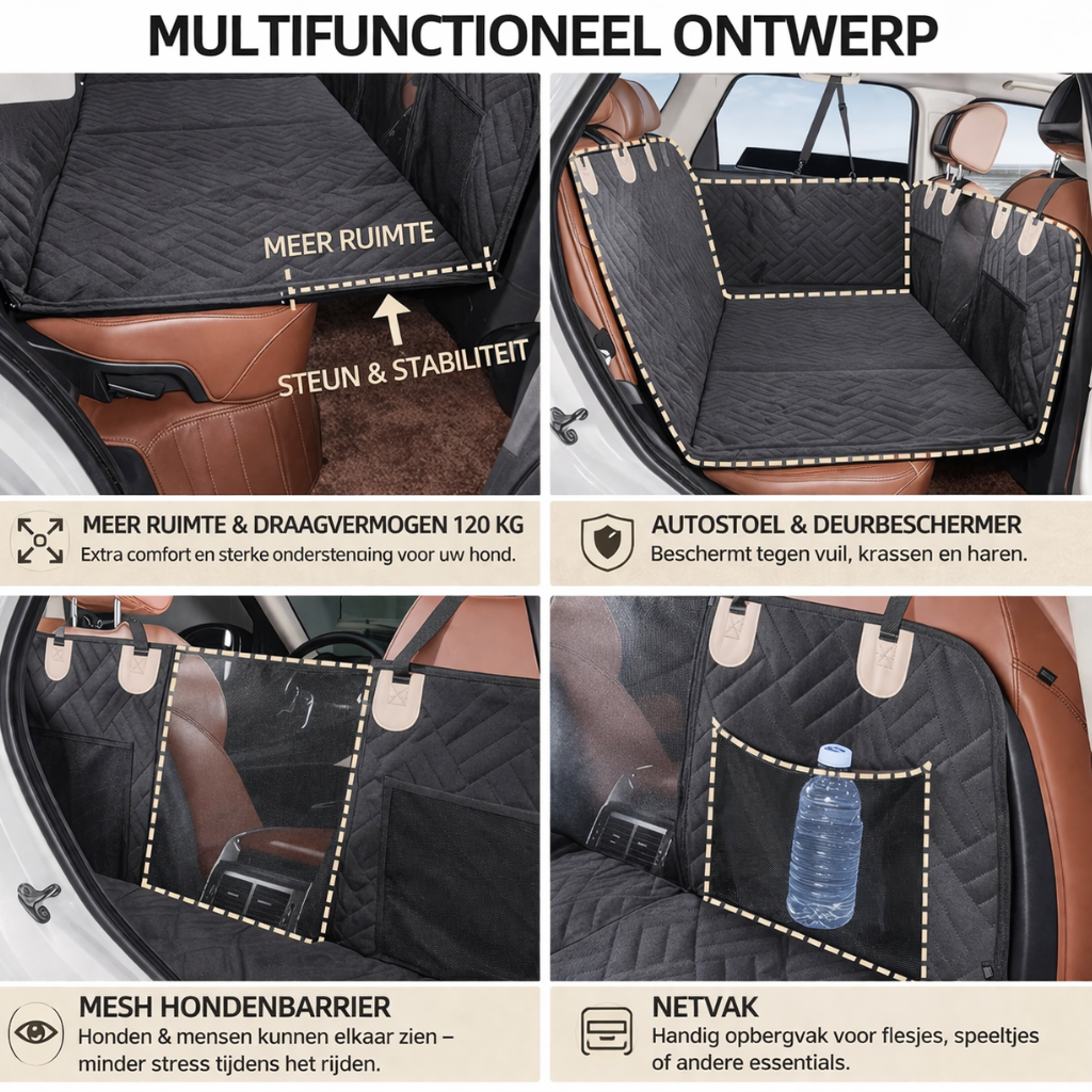 PawCare™ Pawpad Achterbank Beschermer