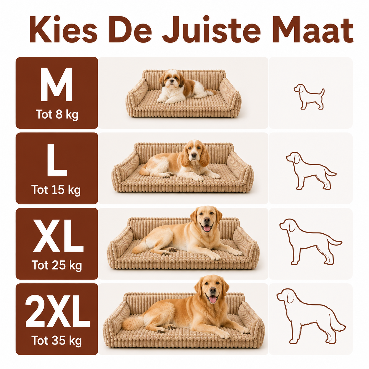 SleepEase™ Orthopädisches Hundekissen