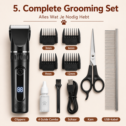 Paw-Care™ Hunde-Trimmer|Leises, Sicheres & Kabelloses Trimmen