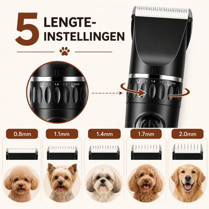 Paw-Care™ Hunde-Trimmer|Leises, Sicheres & Kabelloses Trimmen
