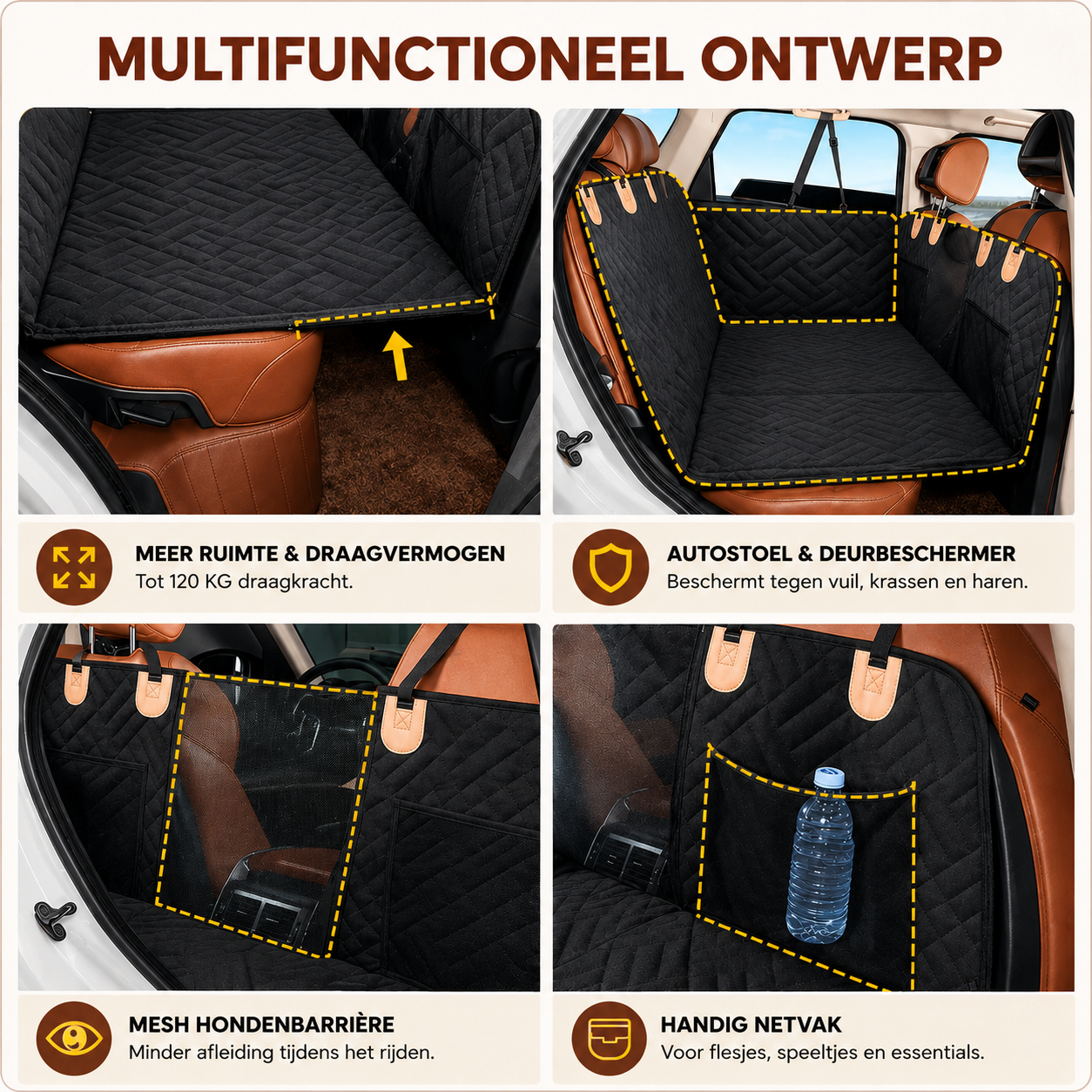 PawCare™ Pawpad Achterbank Beschermer