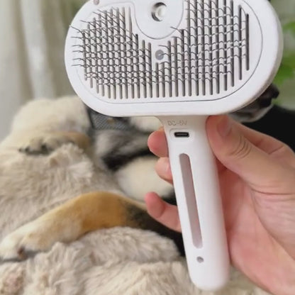 Pawcare® Steami Pro – Dampfbürste für Hunde | Entfernt Haare & Verfilzungen schmerzlos